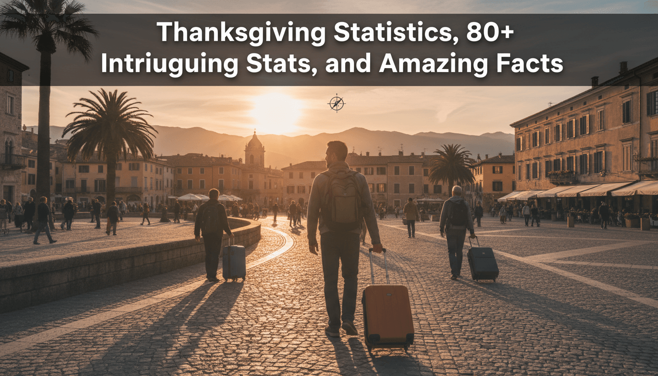 Thanksgiving Statistics, 80+ intriguing stats - BagsAway travel guide
