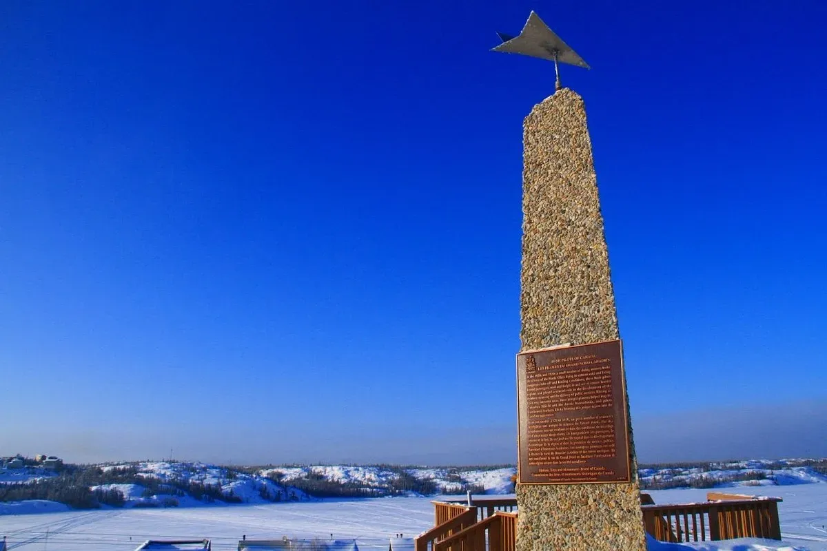Bush Pilots Monument Luggage Storage, Yellowknife