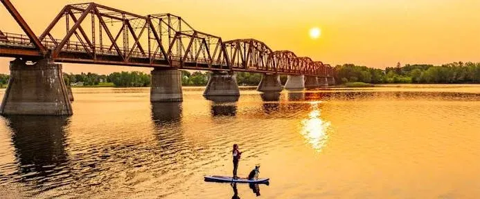 Bill Thorpe Walking Bridge Luggage Storage, Fredericton
