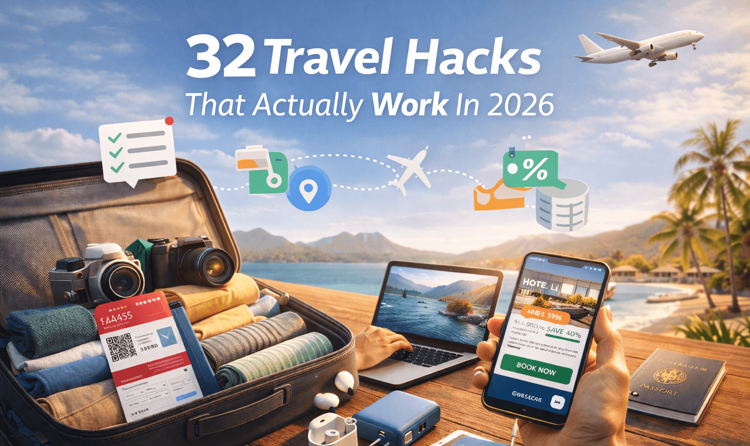 32 Travel Hacks That Actually Work In 2026 - BagsAway travel guide